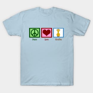 Peace Love Giraffes T-Shirt